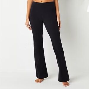 Vogo athletica yoga pants black, grey strip, woman’s size medium